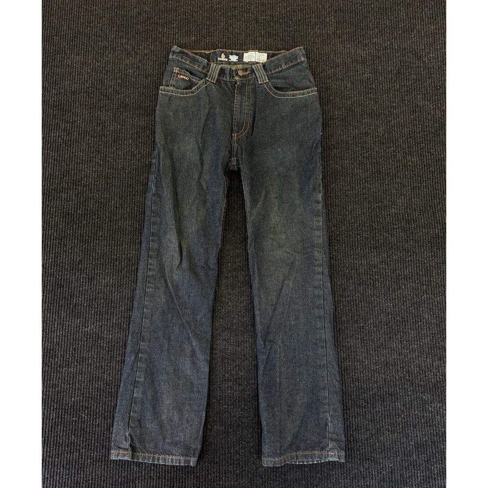 Lapco FR Men's Size 30x32 Straight Leg Blue Denim Jeans Flame Resistant NFPA 70E